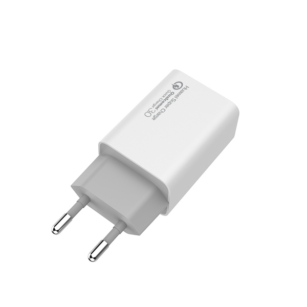 Мережевий зарядний пристрій ColorWay 1USB Huawei Super Charge/Quick Charge 3.0, 4A (20W) белое (CW-CHS014Q-WT), зображення 5