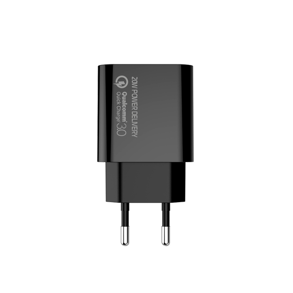 Мережевий зарядний пристрій ColorWay Power Delivery Port USB Type-C 20W V2 чорний (CW-CHS026PD-BK), изображение 4