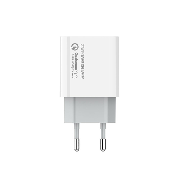 Мережевий зарядний пристрій ColorWay Power Delivery Port USB Type-C 20W V2 біле (CW-CHS026PD-WT), изображение 6