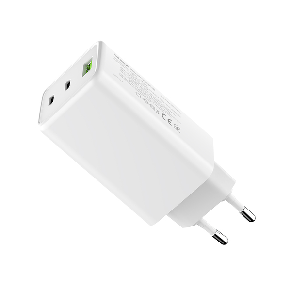 Мережевий зарядний пристрій ColorWay GaN Mini 100W PD Port PPS USB (USB-2C1A) білий (CW-CHS061PD-WT), изображение 6