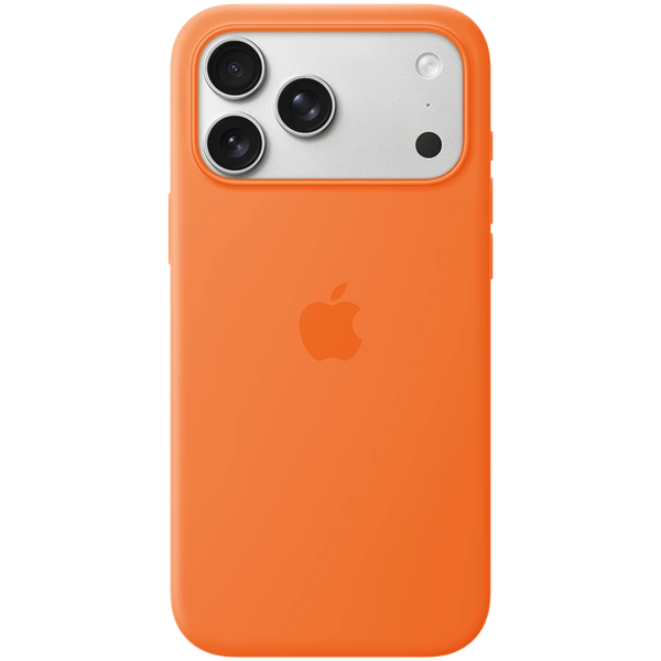 Чохол Silicone Case MagSafe for Apple iPhone 17 Pro Max Deep Orange (помаранчевий)