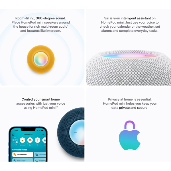 Apple Homepod mini Yellow, изображение 6