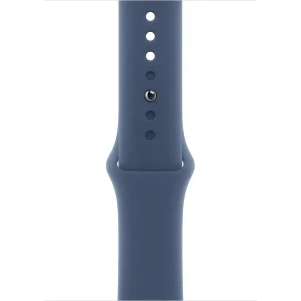 Apple Watch Series 10 GPS 46mm Silver Aluminum Case with Denim Sport Band M/L MWWM3, изображение 3