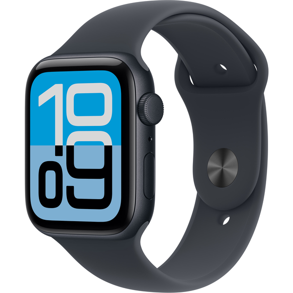Apple Watch SE 3 GPS 40mm Midnight Aluminium Case with Midnight Sport Band S/M MEH94