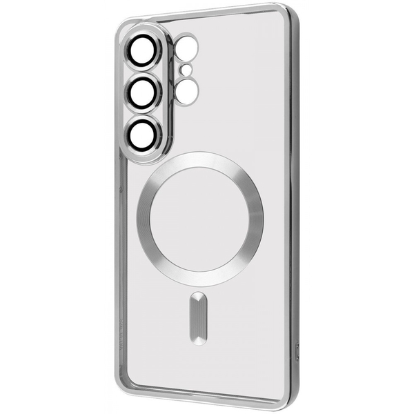 Чохол WAVE Metal Color Case with Magnetic Ring Samsung Galaxy S26 Ultra Silver