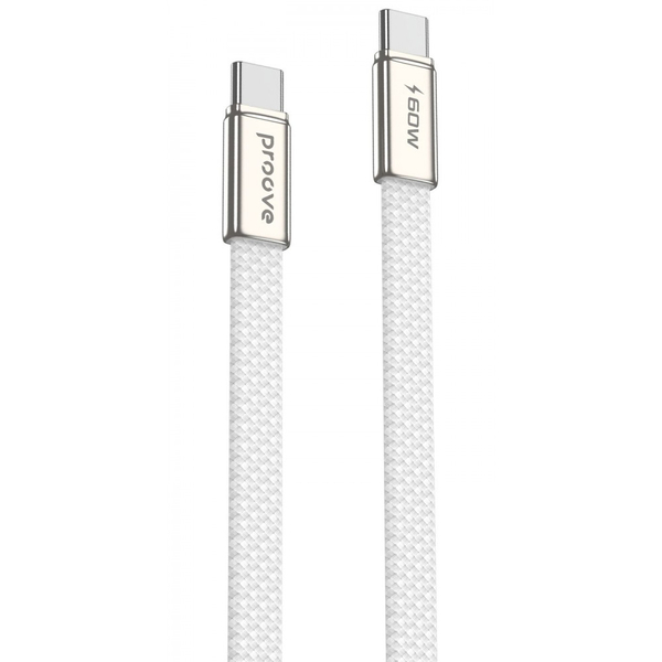 Кабель Proove AirLine Type-C to Type-C 60W (1m) White