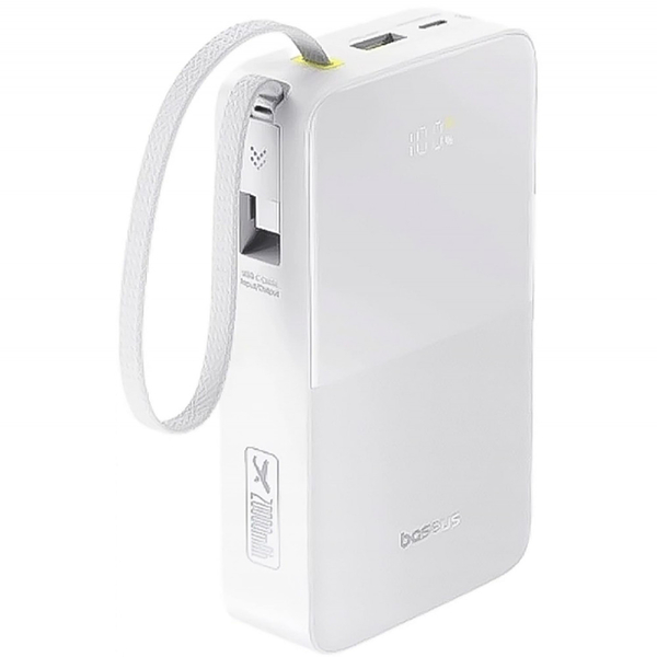 Зовнішній акумулятор Baseus EnerFill Bipow2 Pro 22.5W 20000mAh White