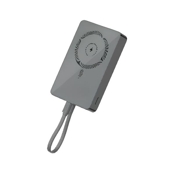 Зовнішній акумулятор UMETRAVEL M11 Magnetic&Wireless 5000mAh USB-C PD20W Wireless 15W Gray