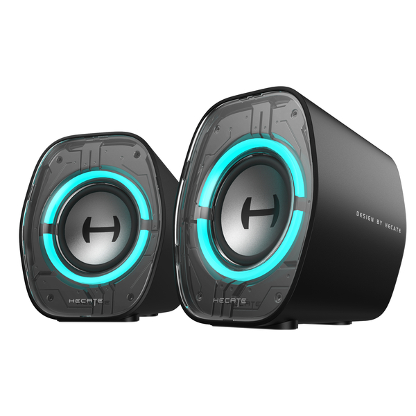 Акустична системa Edifier Hecate G1000 II 2.0 USB/AUX/Bluetooth Black, изображение 6