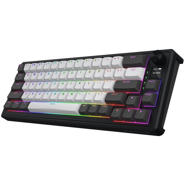 Клавіатура механічна HATOR Skyfall 65 PRO wireless (HTK4160) US, silent switches Gray Black, зображення 4