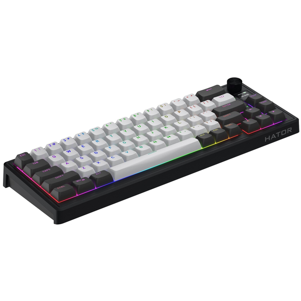 Клавіатура механічна HATOR Skyfall 65 PRO wireless (HTK4160) US, silent switches Gray Black, зображення 3