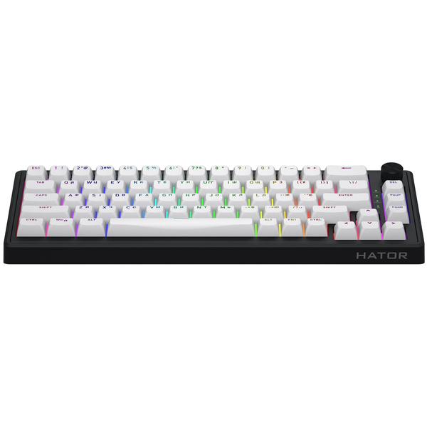 Клавіатура механічна HATOR Skyfall 65 wireless (HTK3160UA) Black White, изображение 2