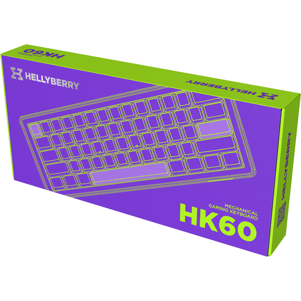 Клавіатура механічна HATOR Hellyberry HK60 - White Purple, изображение 7