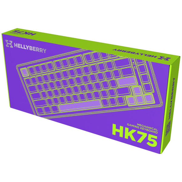 Клавіатура механічна HATOR Hellyberry HK75 - White Purple, изображение 10