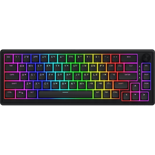 Клавіатура механічна HATOR Skyfall 65 (HTK1160UA) - HATOR Sterling speed switches Black