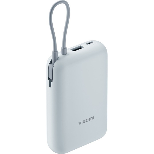 Зовнішній акумулятор Xiaomi 10000mAh 22.5W (Integrated Cable) (BHR9073GL) Blue, изображение 3