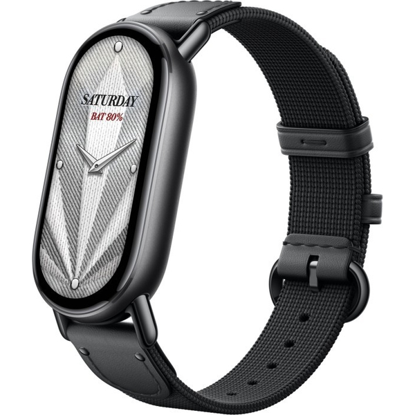 Ремінець Xiaomi до Band 10 Silk Knitted Strap Ebony BHR07Y9GL Black, изображение 4