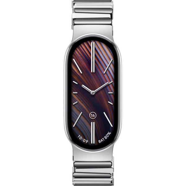 Ремінець Xiaomi до Band 10 Asymmetrical Metal Strap BHR07YHGL Silver, изображение 2