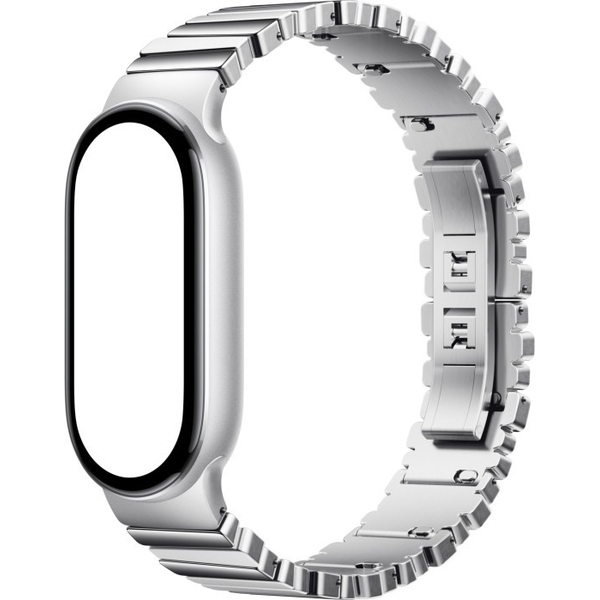 Ремінець Xiaomi до Band 10 Asymmetrical Metal Strap BHR07YHGL Silver, изображение 6