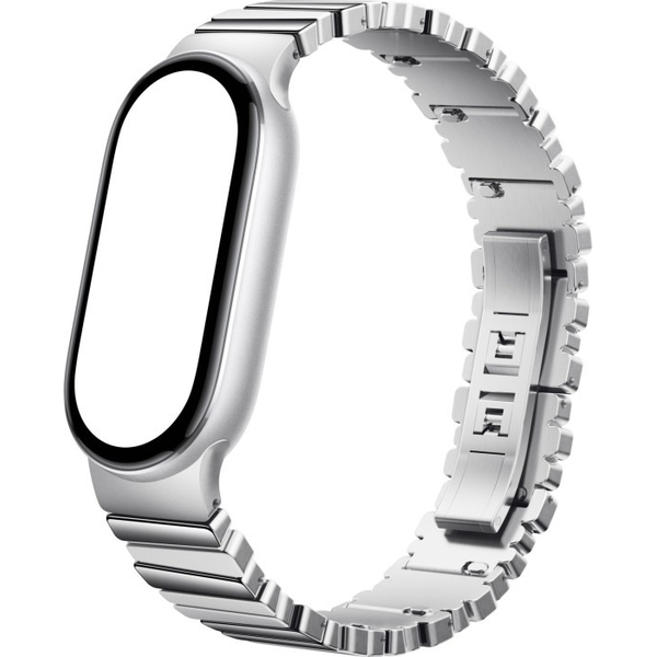Ремінець Xiaomi до Band 10 Asymmetrical Metal Strap BHR07YHGL Silver, изображение 7