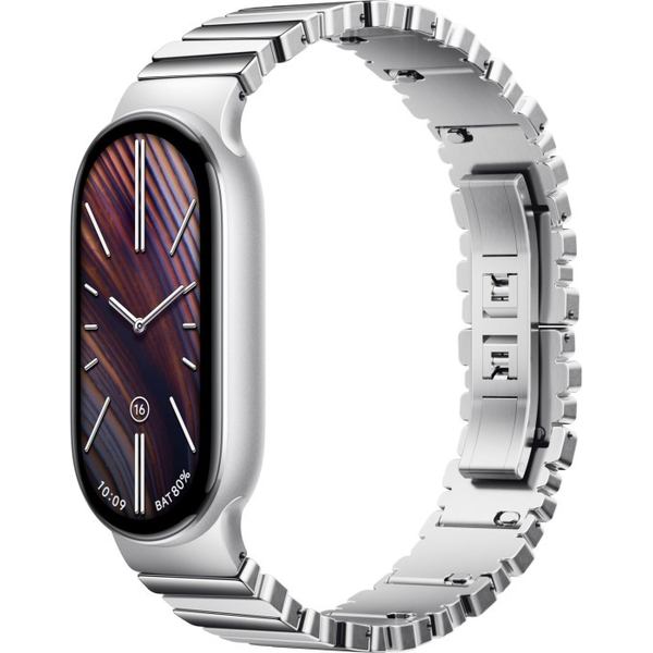 Ремінець Xiaomi до Band 10 Asymmetrical Metal Strap BHR07YHGL Silver, изображение 3