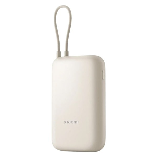 Зовнішній акумулятор Xiaomi 10000mAh 22.5W (Integrated Cable) (BHR9072GL) Beige, изображение 3