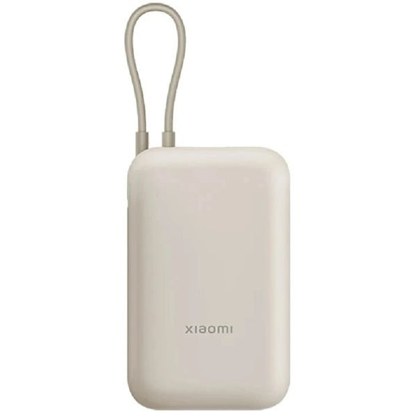 Зовнішній акумулятор Xiaomi 10000mAh 22.5W (Integrated Cable) (BHR9072GL) Beige