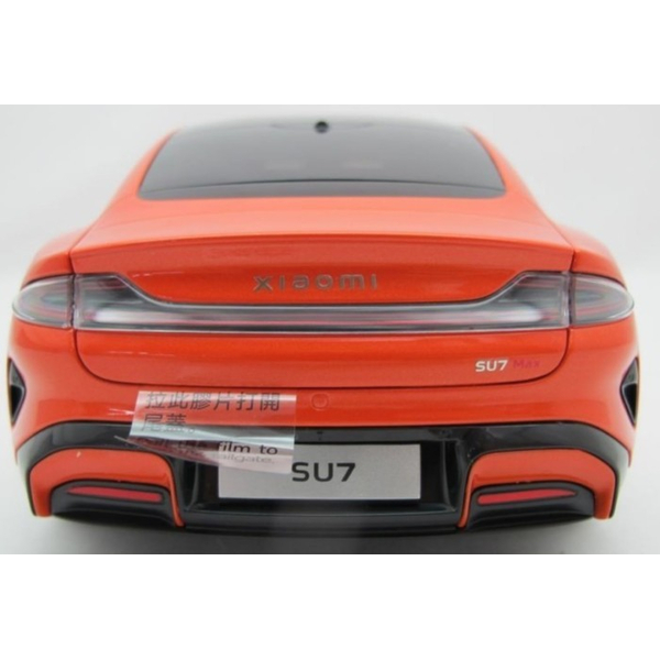 Колекційна модель Xiaomi SU7 1/18 Lava BHR08KOGL Orange, зображення 5