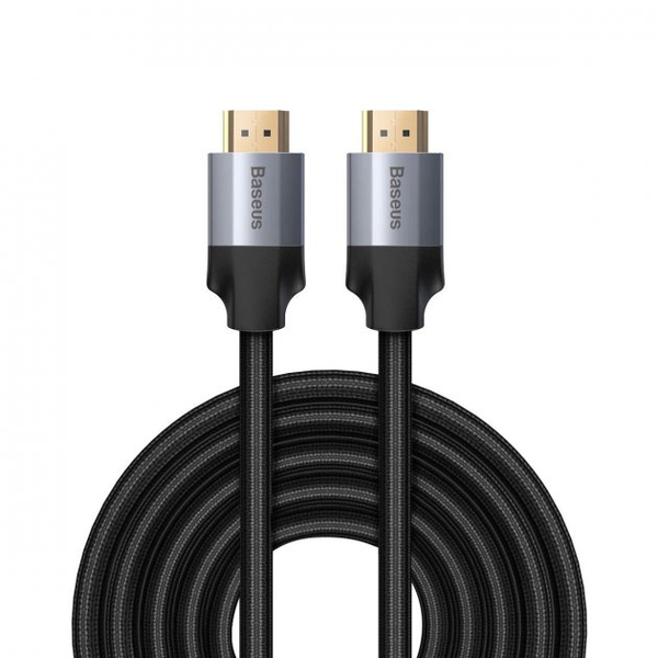 Кабель Baseus Enjoyment Series 4KHD Male To 4KHD Male Adapter Cable 5m Dark gray (CAKSX-E0G)