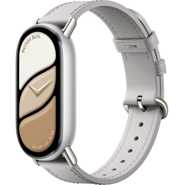 Ремінець Xiaomi до Band 10 Leather Strap Elephant BHR07YLGL Gray, зображення 3