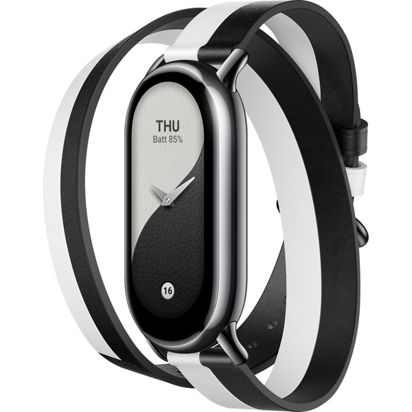 Ремінець Xiaomi Smart Band 8 Strap Black White, зображення 3