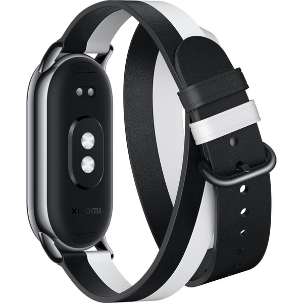 Ремінець Xiaomi Smart Band 8 Strap Black White, зображення 4