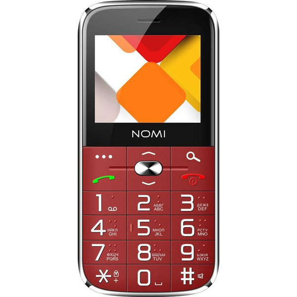 Мобільний телефон Nomi i220 Red, изображение 3