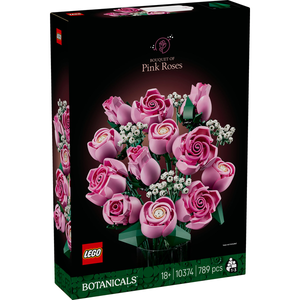 Конструктор LEGO Botanicals Букет рожевих троянд (10374), зображення 8