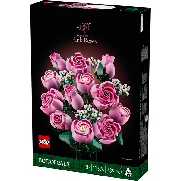 Конструктор LEGO Botanicals Букет рожевих троянд (10374), зображення 9