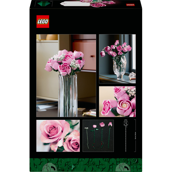 Конструктор LEGO Botanicals Букет рожевих троянд (10374), зображення 11