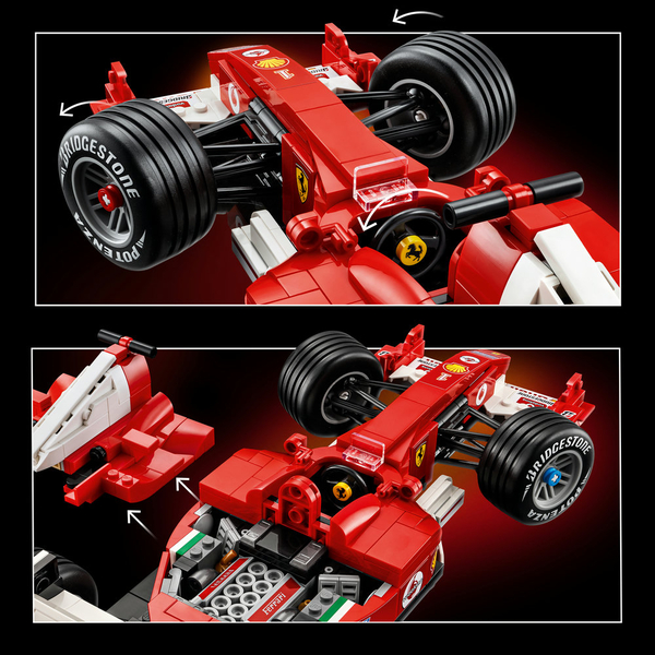 Конструктор LEGO Icons Ferrari F2004 та Michael Schumacher (11375), зображення 8