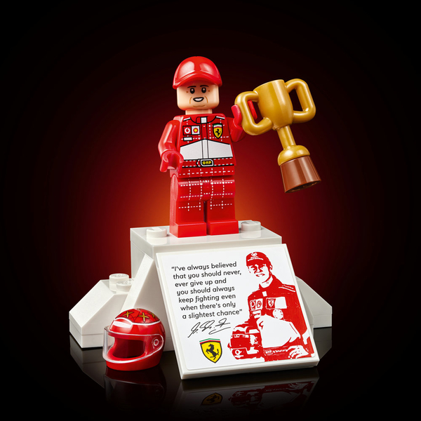 Конструктор LEGO Icons Ferrari F2004 та Michael Schumacher (11375), зображення 9