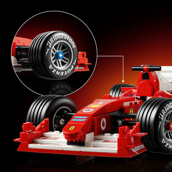 Конструктор LEGO Icons Ferrari F2004 та Michael Schumacher (11375), зображення 10