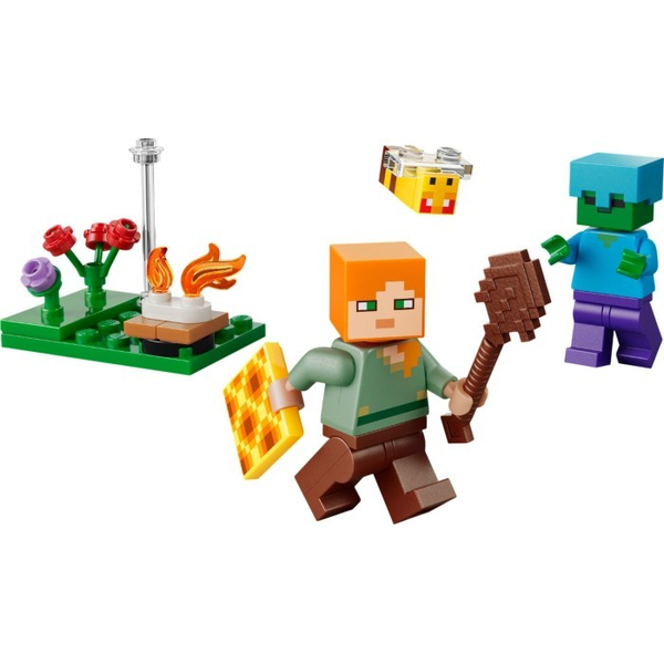 Конструктор LEGO® Minecraft Конфлікт біля багаття Алекса (30732), изображение 4