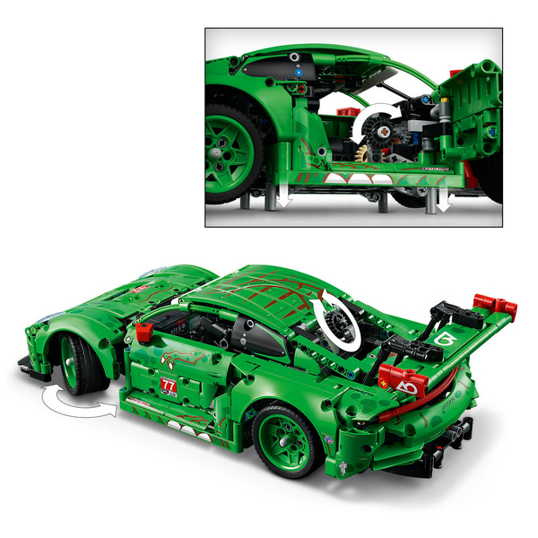 Конструктор LEGO Technic Автомобіль Porsche 911 GT3 R REXY AO Racing (42224), зображення 9