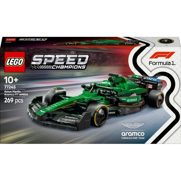 Конструктор LEGO® Speed Champions Автомобіль для перегонів Aston Martin Aramco F1® AMR24 (77245), изображение 2