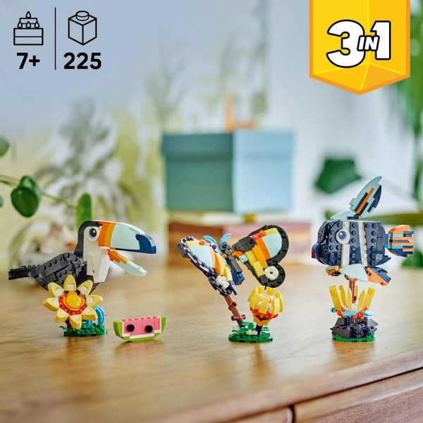 Конструктор LEGO® Creator Дикі тварини: тропічний тукан (31173), изображение 5
