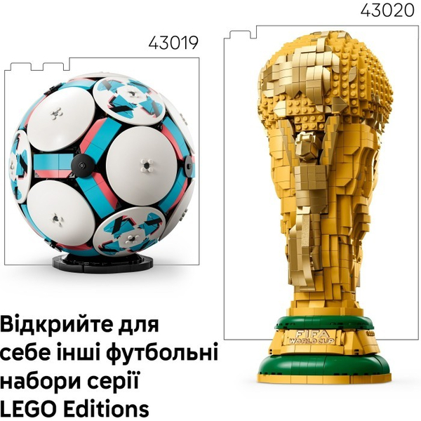 Конструктор LEGO® Editions Football Футбольний м'яч (43019), зображення 9