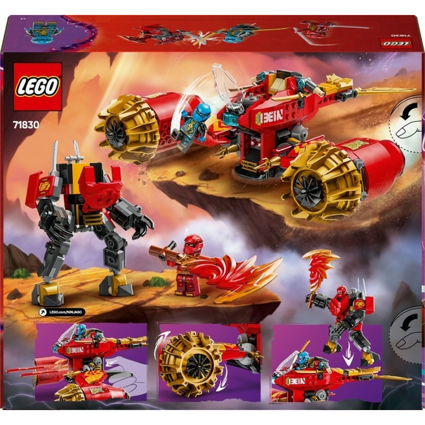 Конструктор LEGO® Ninjago Штормовий робот-вершник Кая (71830), зображення 13