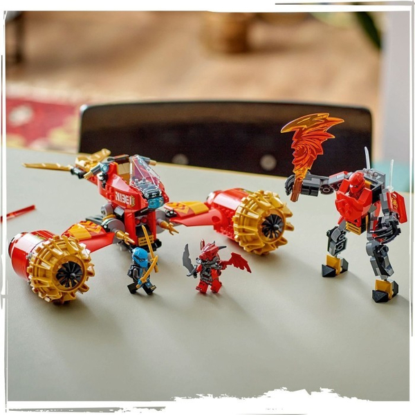 Конструктор LEGO® Ninjago Штормовий робот-вершник Кая (71830), зображення 6