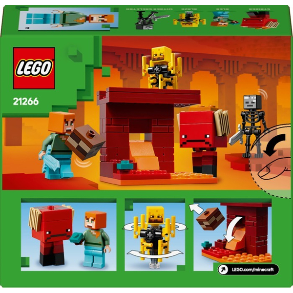 Конструктор LEGO® Minecraft Битва з лавою у Незері (21266), зображення 12