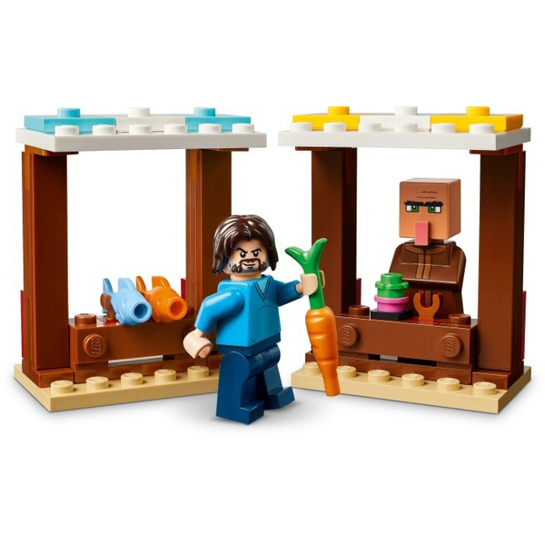 Конструктор LEGO® Minecraft Напад на село з повітряною кулею Ґаст (21273), зображення 8