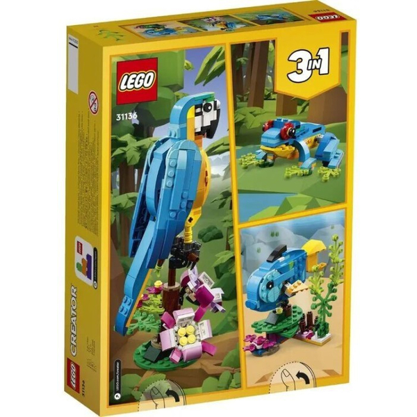 Конструктор LEGO® Creator Екзотичний папуга (31136), изображение 11