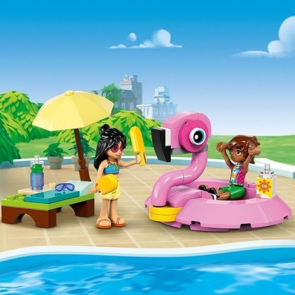 Конструктор LEGO® Friends Вечірка єдинорога та фламінго біля басейну (42658), зображення 9